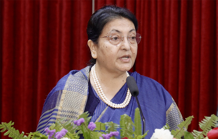 गणतन्त्र जनसङ्घर्षबाट प्राप्त ऐतिहासिक उपलब्धि हो : पूर्वराष्ट्रपति भण्डारी 