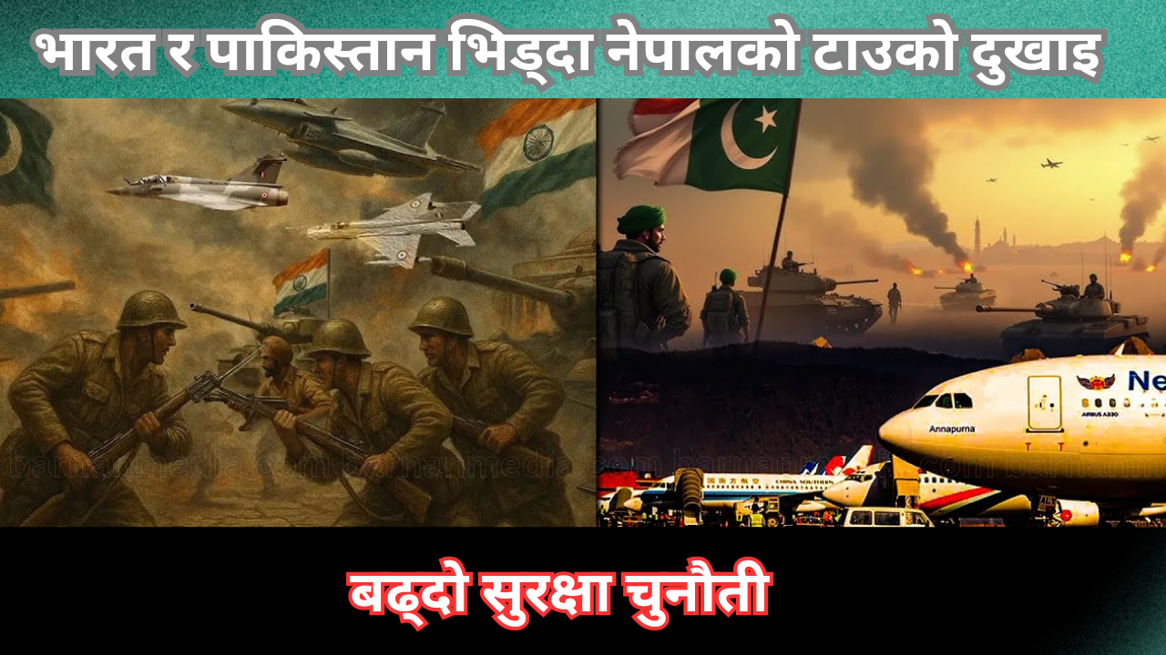 भारत र पाकिस्तान भिड्दा नेपालको टाउको दुखाइ, बढ्दो सुरक्षा चुनौती
