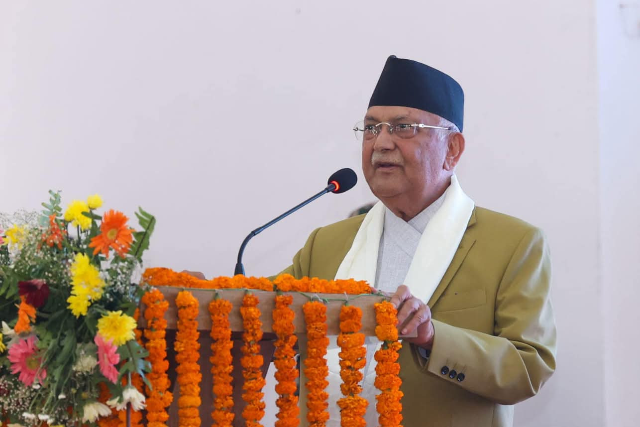 सबै मिलेर उद्यमशीलताबाट समृद्धि हासिल गर्नुपर्छ : प्रधानमन्त्री ओली