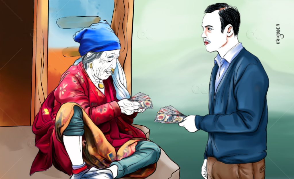 वृद्ध भत्ता पाउने उमेर बढ्दा अहिले पाइरहेकाको नकाटिने