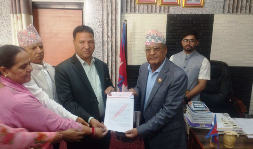 सुदूरपश्चिम सरकारलाई एकीकृत समाजवादीको २१ बुँदे ज्ञापन पत्र