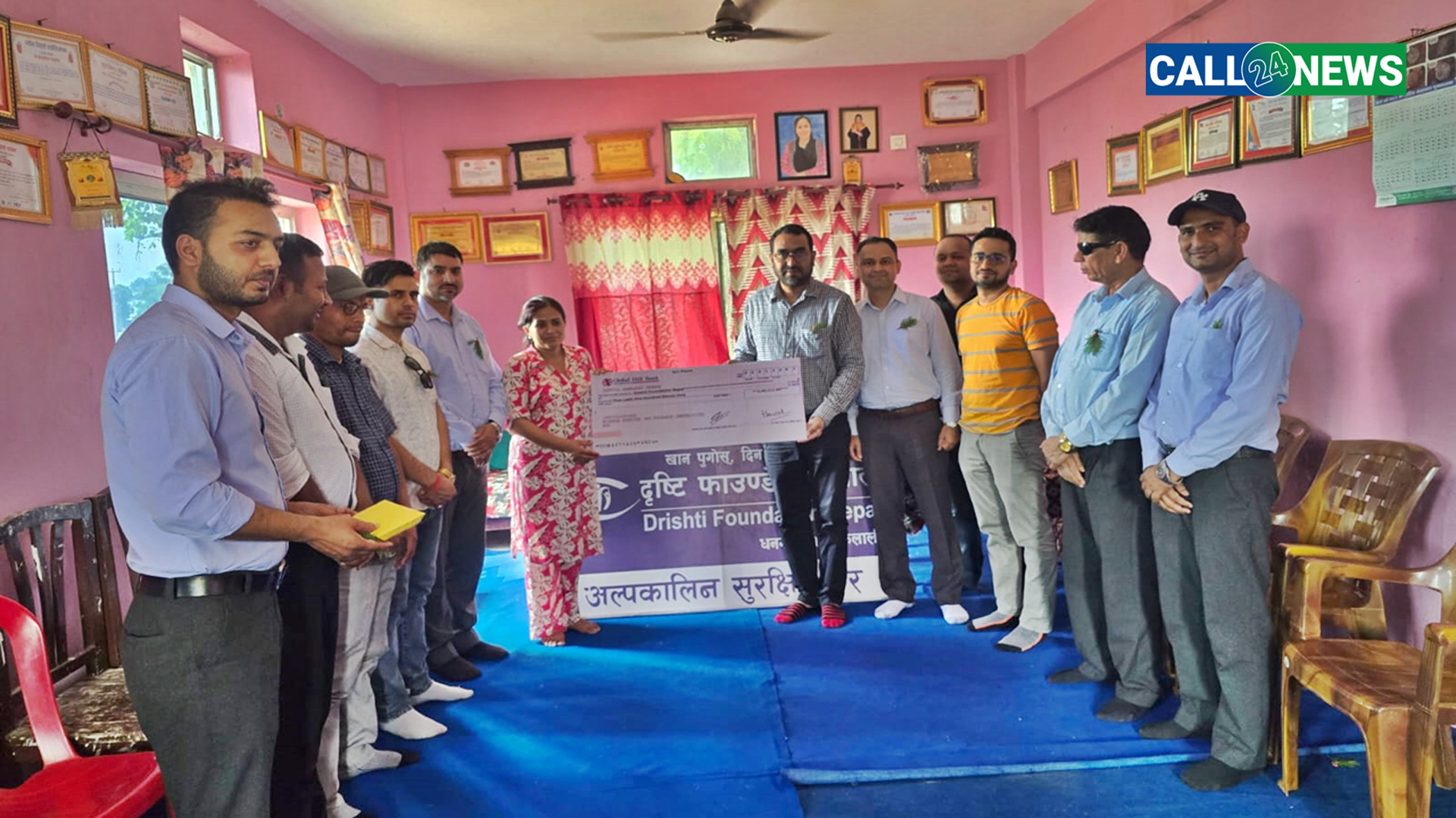 निसर्गको मानवसेवा अभियान, दृष्टि फाउन्डेशका लागि ५ लाख सहयोग र उपचार सम्झौता