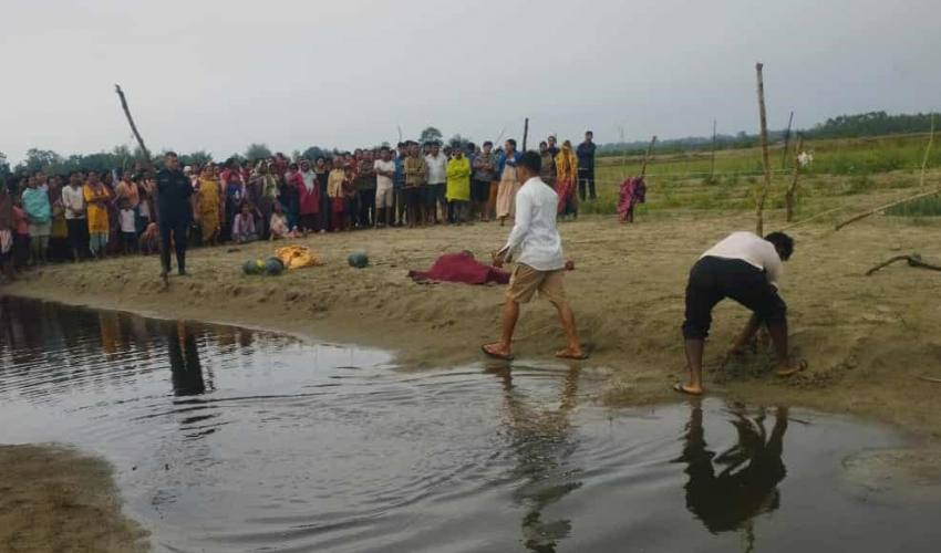 चट्याङ लागेर श्रीमतीको मृत्यु, श्रीमान घाइते
