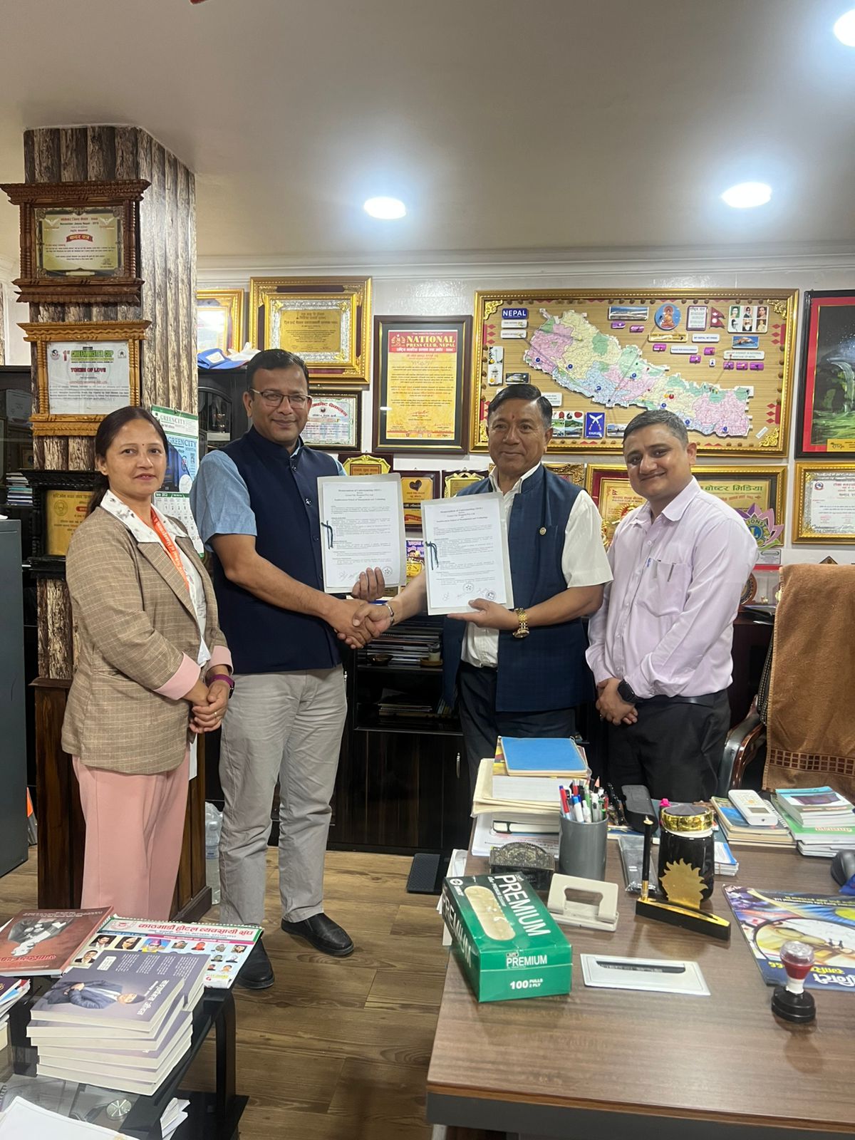 साउथवेष्टन स्कुल र ग्रीन सिटी अस्पतालबीच समझदारीपत्रमा हस्ताक्षर