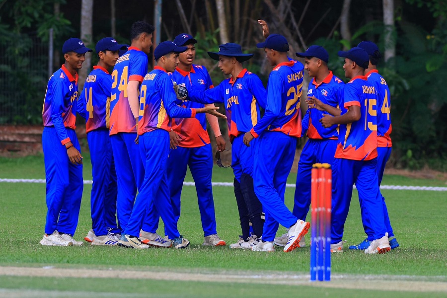 एसिसी पुरुष यु–१६ इस्ट जोन कप क्रिकेट प्रतियोगिता : नेपालद्वारा जापान ८० रनमा अलआउट