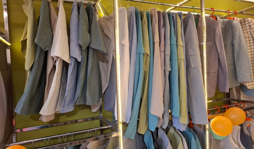 धनगढीमा  खुल्यो अल्लो र गाँजाबाट निर्मित कपडा र अन्य सामान   बिक्री गर्ने पसल