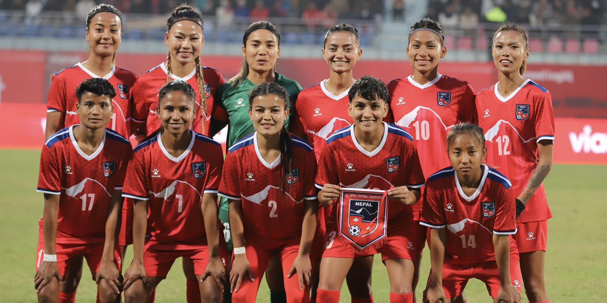 नेपाली महिला टोलीले थाइल्यान्डसँग मैत्रीपूर्ण खेल खेल्दै