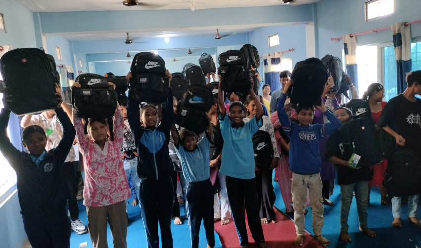 शुक्लाफाँटा नगरपालिकाका दलित समुदायका ७० बालबालिकालाई आज शैक्षिक सामग्री सहयोग