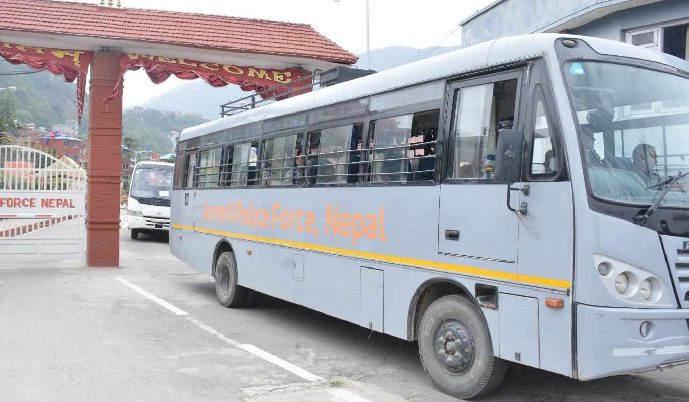 उपत्यकामा सशस्त्र प्रहरीको निःशुल्क बस सेवा