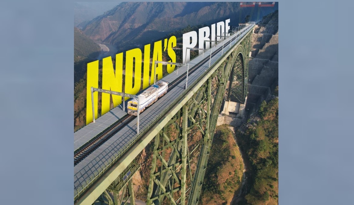 मोदीले शुभारम्भ गरे विश्वको सबैभन्दा अग्लो रेलवे पुल