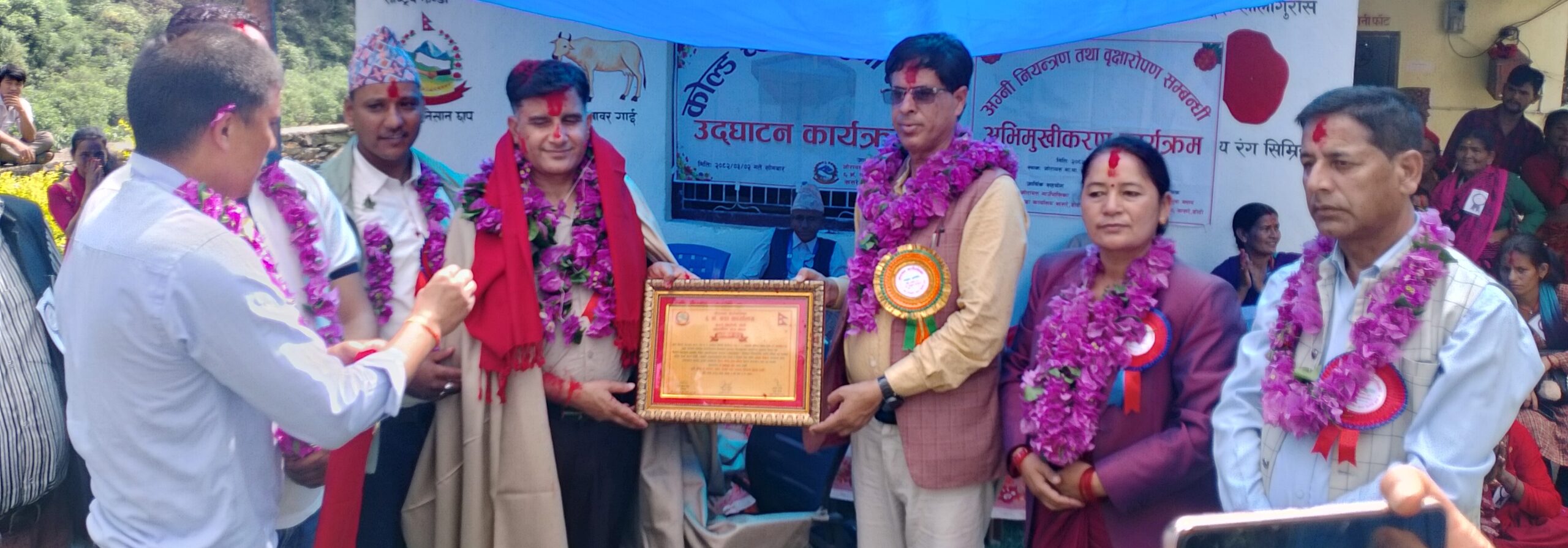 प्राध्यापक डा.घनश्याम भट्टलाई जोरायल गाउँपालिकाद्धारा सम्मान