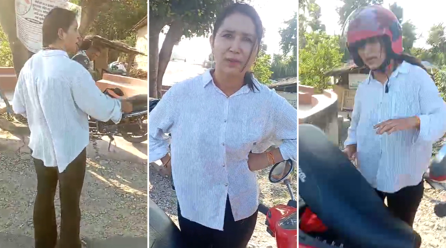 कैलालीमा किन भयो स्कुटर चालक महिला र प्रहरीबीच हात हालाहाल ?