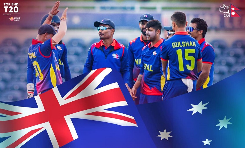 नेपाली टोलीले अस्ट्रेलियामा टी–२० शृङ्खला खेल्ने
