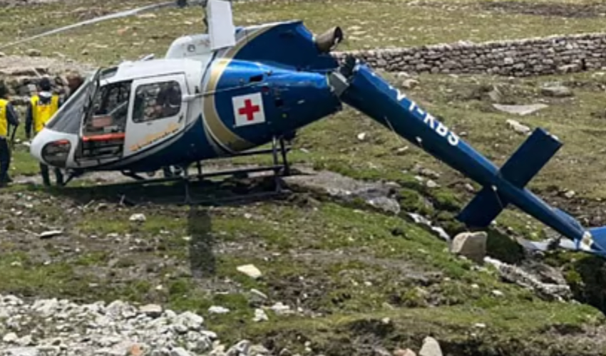केदारनाथ धाममा आज बिहान भएको हेलिकोप्टर दुर्घटनामा सबै यात्रुको मृत्यु