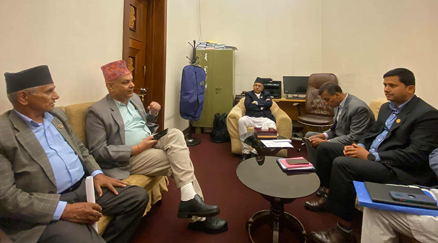 प्रमुख दलका प्रमुख सचेतकहरूसँग सभामुखको छलफल जारी