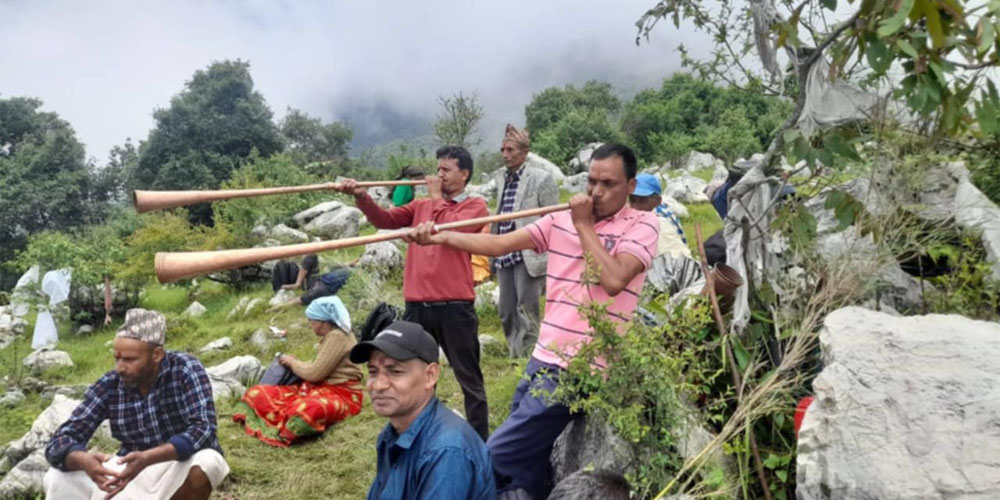 दार्चुलाको मालिकार्जुनमा शैल्यशिखर पूजन जात्रा सुरु
