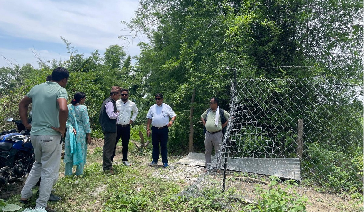 कैलालीमा ‘मेस वायर’ तारजाली निर्माण