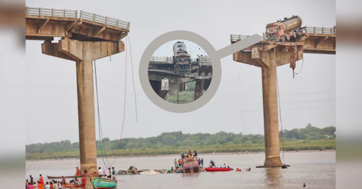 भारतको गुजरातमा पुल भाँचिदा ९ जनाको मृत्यु