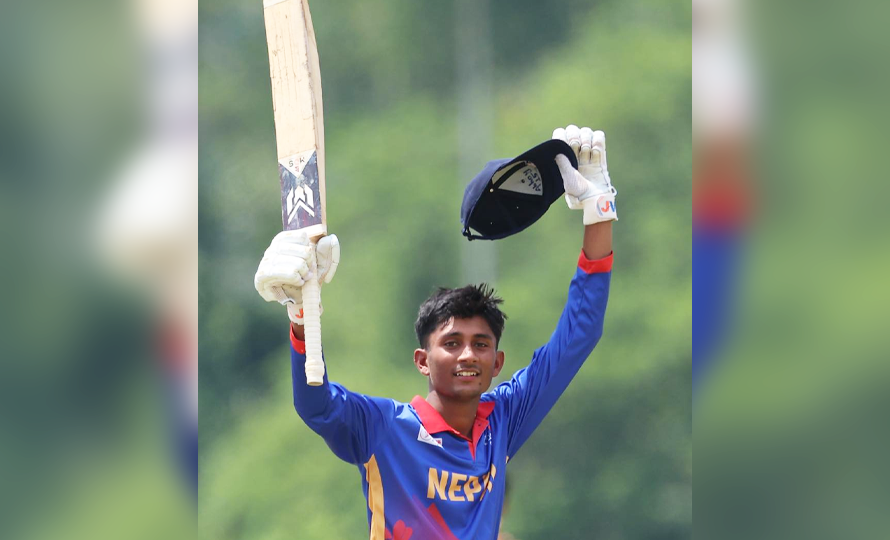 रौनक बने सर्वाधिक व्यक्तिगत स्कोर बनाउने नेपाली खेलाडी