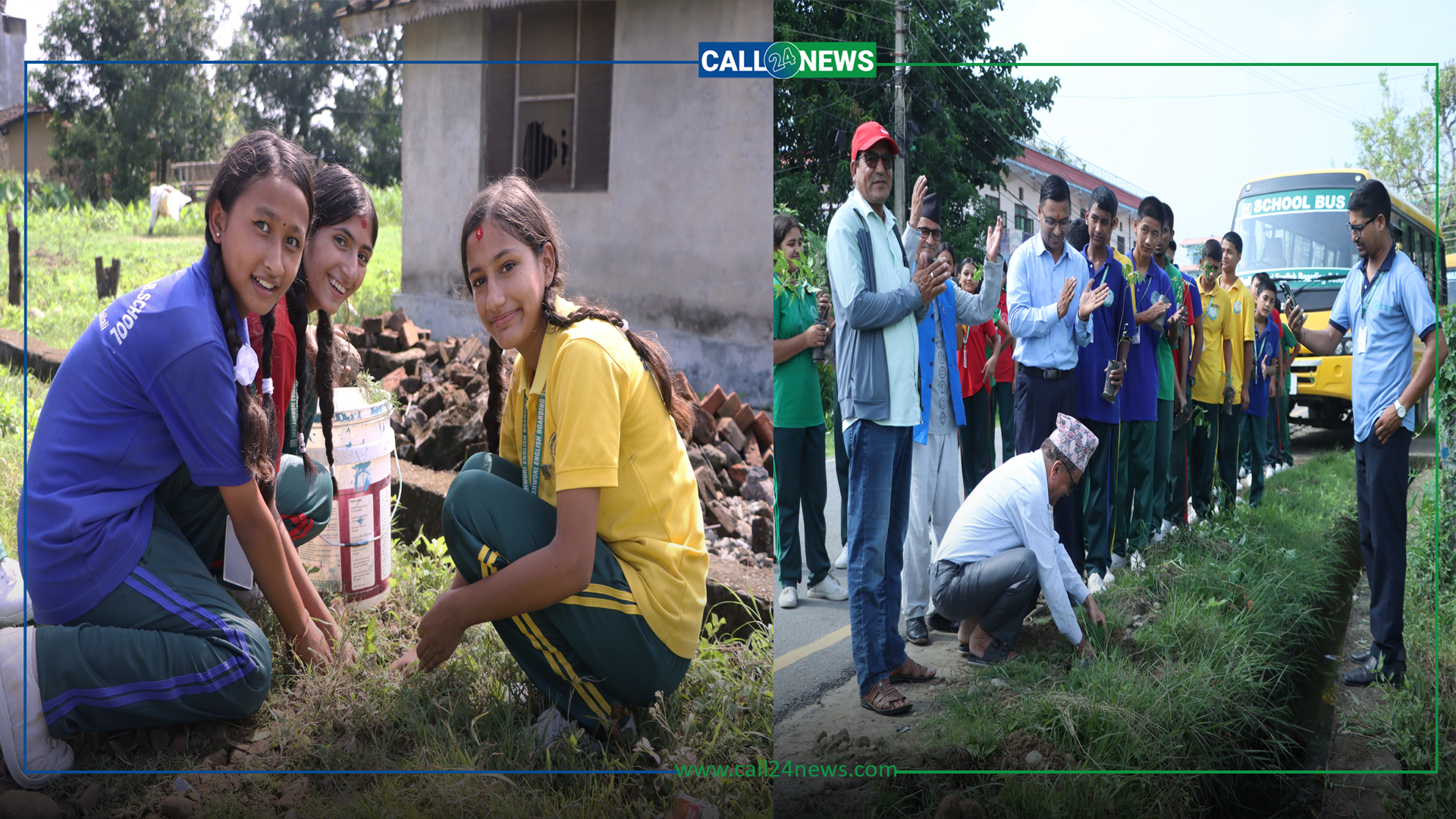 शैलेश्वरी स्कूलद्वारा वृक्षारोपण: ‘हरित धनगढी’ अभियानमा सशक्त साथ