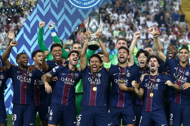 टोटन ह्यामलाई हराउँदै पीएसजीले जित्यो पाँचौं यूइएफए सुपर कपको उपाधि
