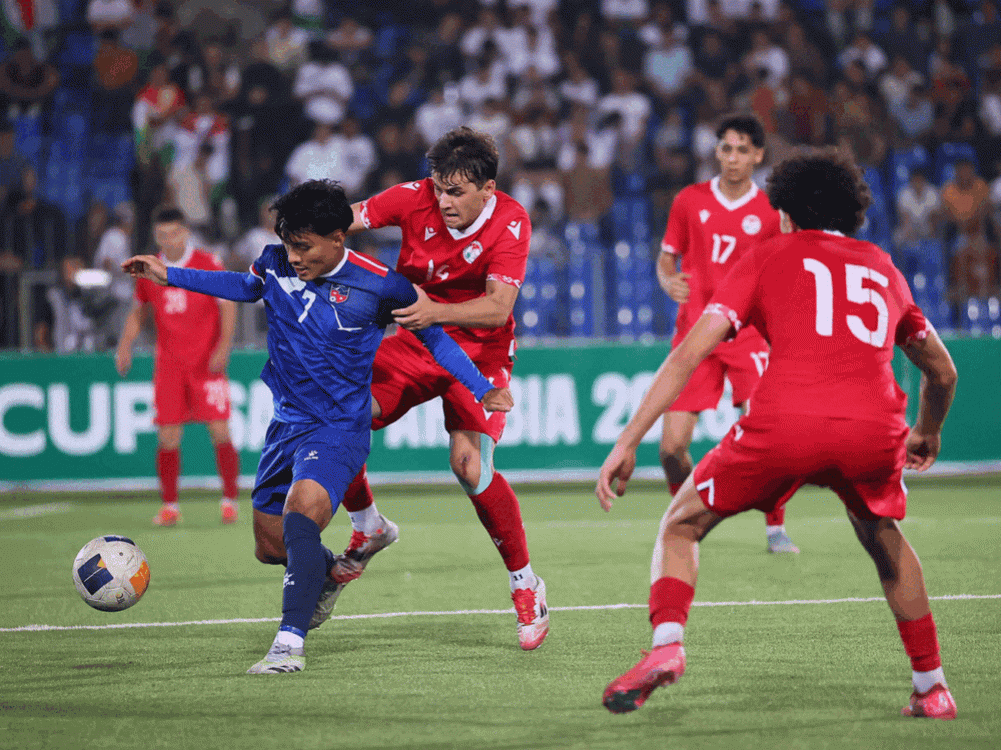 नेपाल यू-२३ टिम ताजाकिस्तानससँग पराजित