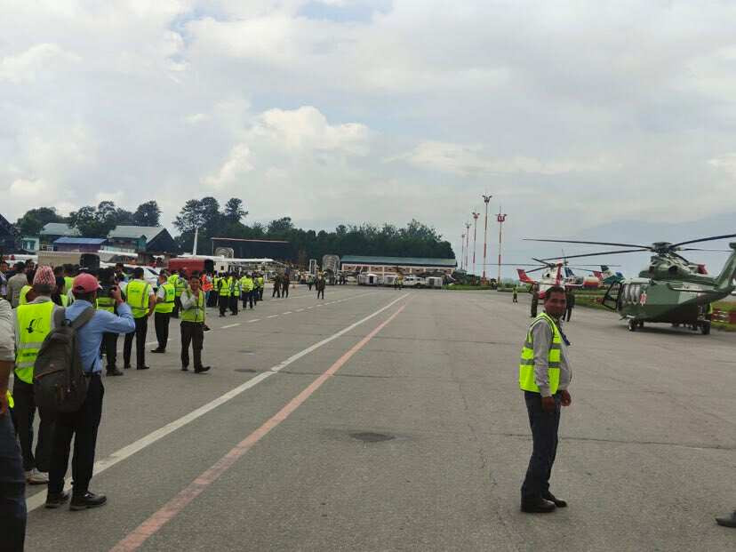 त्रिभुवन विमानस्थल आज साँझ ६ बजेसम्म बन्द रहने