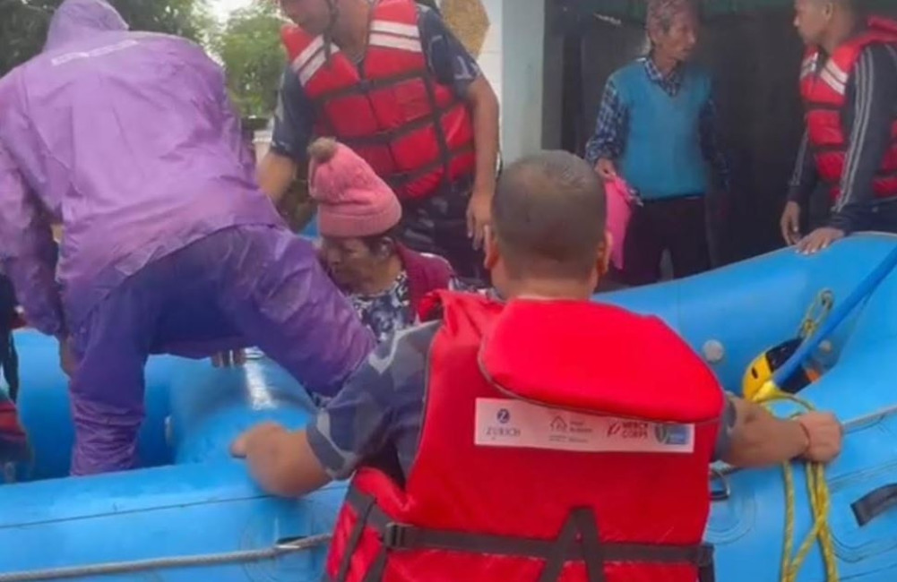 दोधारा चाँदनीमा बाढी : सशस्त्रका दुई बीओपी पनि विस्थापित