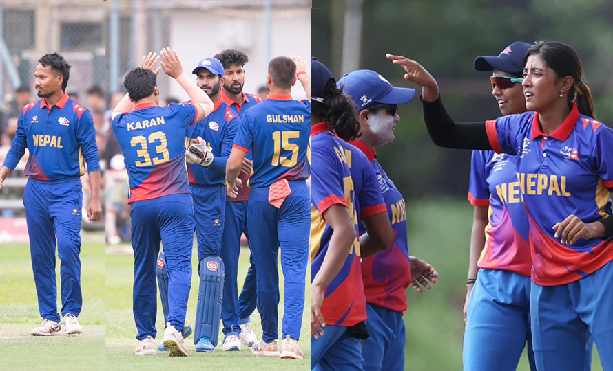 दशैंको बेला अन्तर्राष्ट्रिय खेलमा व्यस्त नेपाली क्रिकेट टोली