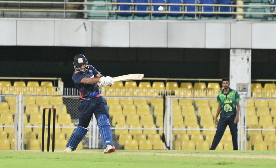 आसामसँगको अन्तिम टी-२० मा नेपाल ‘ए’को विशाल योगफल