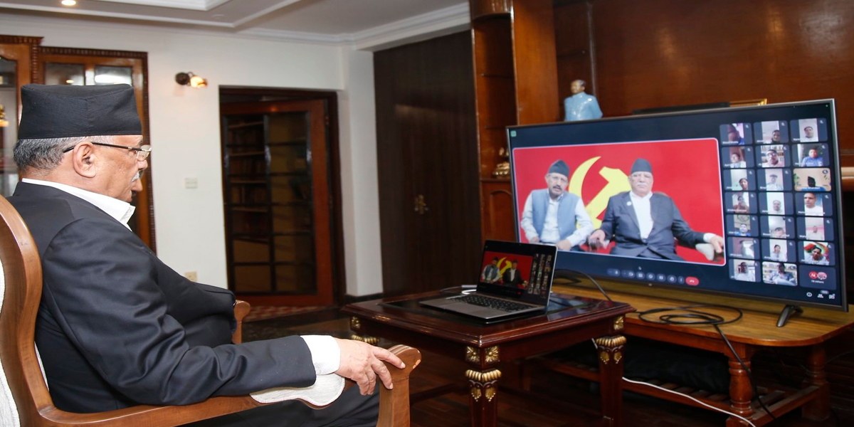 जनार्दनसँगको अन्तरसंघर्षबारे प्रचण्डको ब्रिफिङ-आफूले देखेको कुरा खुला रूपमा सबैले राख्न पाउँछन्