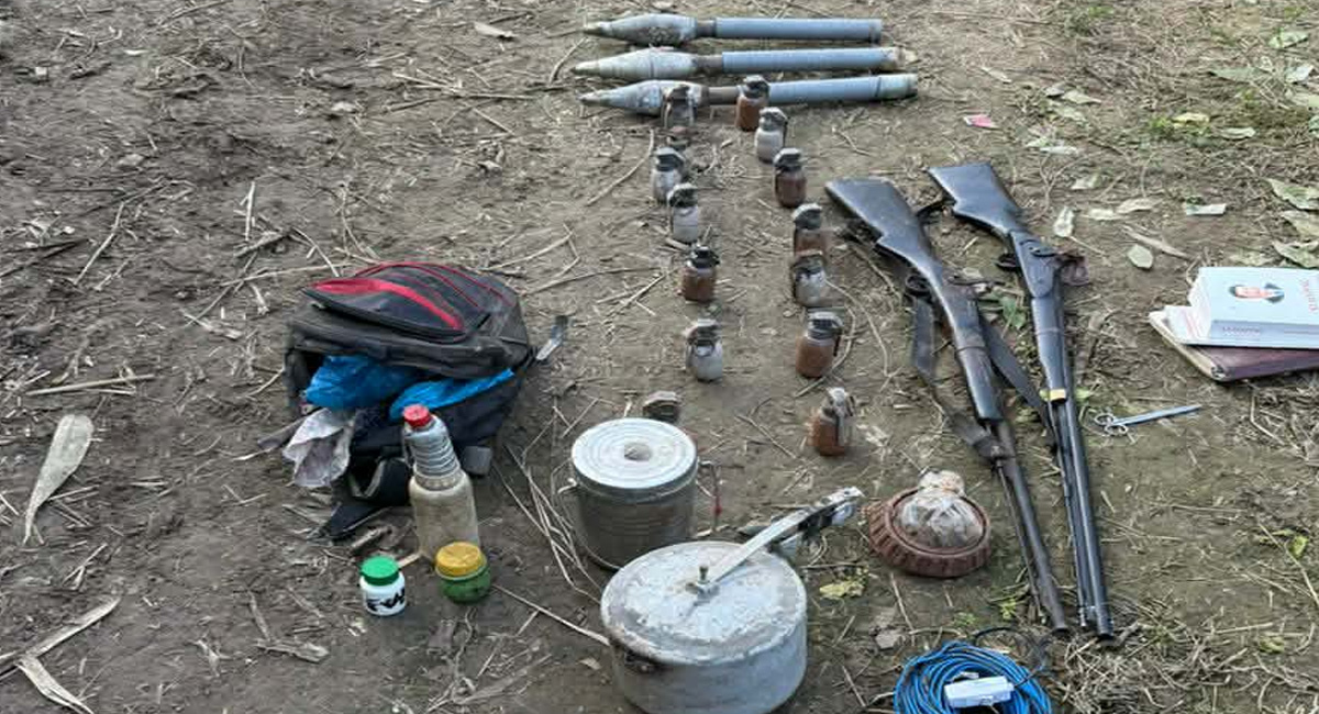 अर्घाखाँचीको शितगंगामा भेटियो हातहतियार र बिष्फोटक पदार्थ फेला