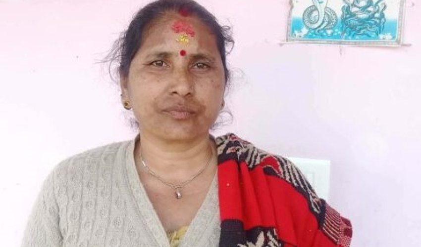चुनावी मैदानमा एकमात्र महिला उम्मेदवार