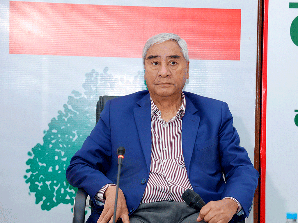 देउवाले भने- पार्टी विभाजन नहोस् भन्ने चाहेको छु