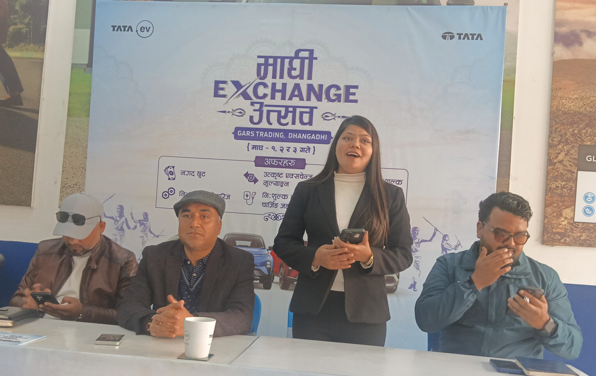 धनगढीमा ‘माघी एक्सचेन्ज उत्सव’ : टाटा ईभी सवारीमा विशेष अफर