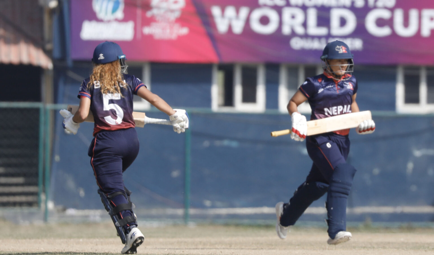 महिला टी–२० विश्वकप ग्लोबल छनोटः नेपाल स्कटल्यान्डसँग पराजित