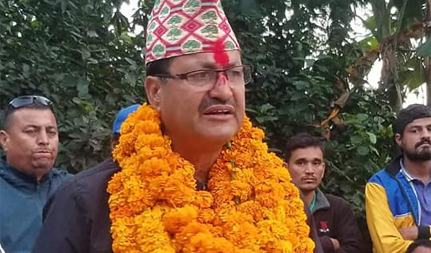 एनपी साउदले गरे कञ्चनपुर–२ मा उम्मेदवारी दर्ता