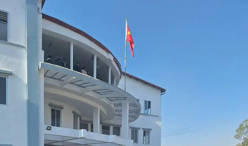 काठमाडौँबाट चुनावी अभियान सुरु गर्दै एमाले