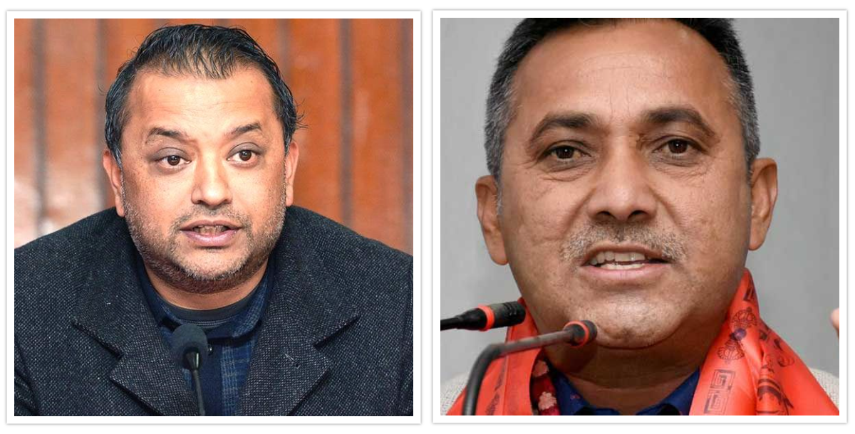 महामन्त्रीद्वय गगन थापा र विश्वप्रकाश शर्मालाई कारबाही