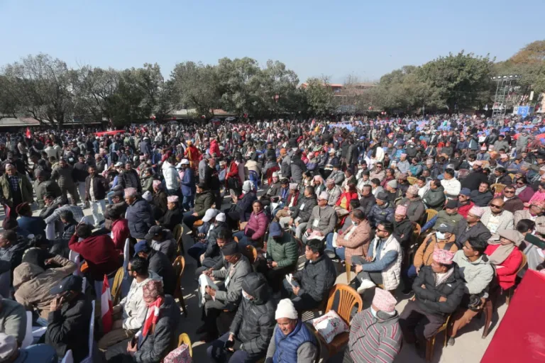 कांग्रेसको दोस्रो विशेष महाधिवेशन : भृकुटीमण्डपमा महाधिवेशन प्रतिनिधिको चहलपहल