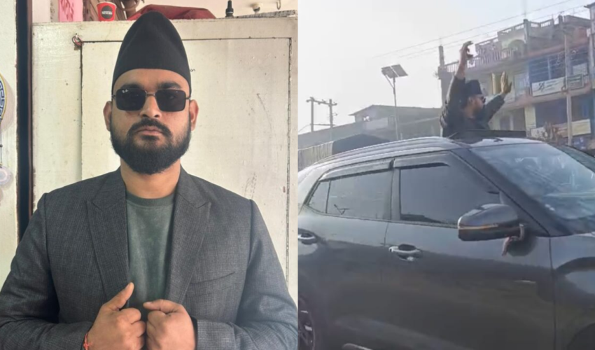 लम्की बजारमा बालेनकै हुलियामा देखिएका व्यक्ति टीकापुरका गोपाल कोइराला!