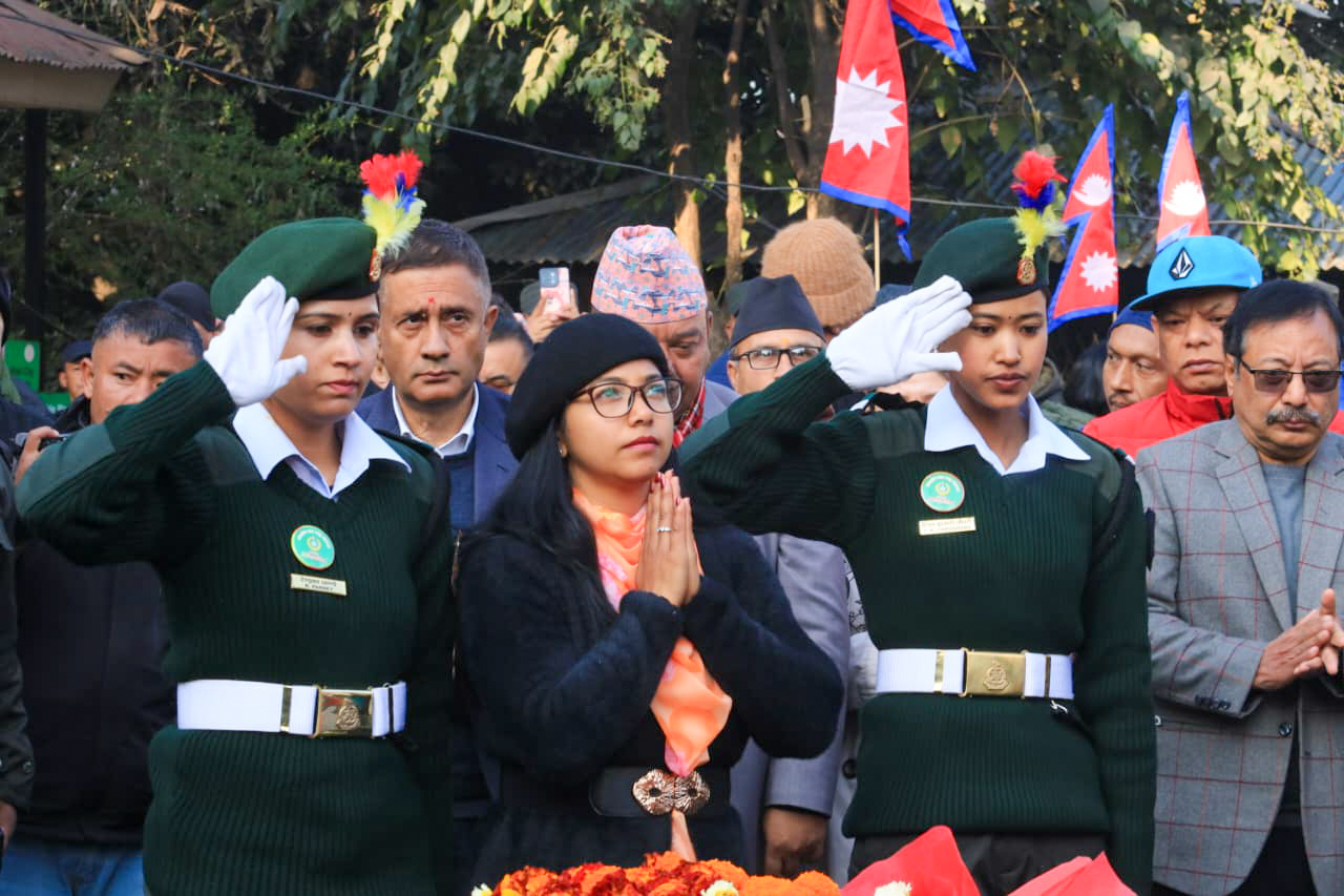 महान सहिद धर्मभक्त माथेमाले सहादत प्राप्त गरेको स्थान सिफल उकालोमा स्मृति सभा