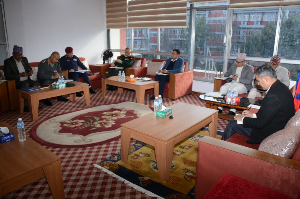 केन्द्रीय सुरक्षा समितिको बैठक गृह मन्त्रालयमा सुरु 