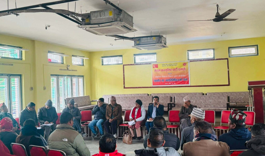 कैलालीमा प्रचार प्रसार अभियानमा जुट्यो एमाले