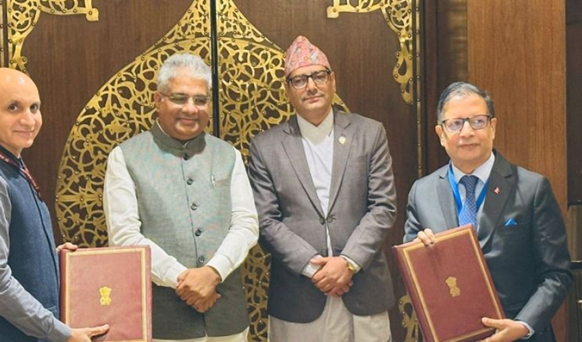 नेपाल र भारतबीच जैविक विविधता संरक्षणसम्बन्धी समझदारीपत्रमा हस्ताक्षर