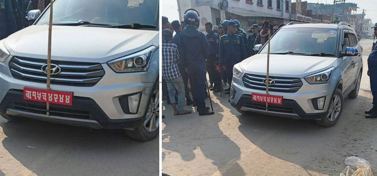 रास्वपाका उमेदवारको गाडीले ठक्कर दिँदा एक जनाको मृत्यु