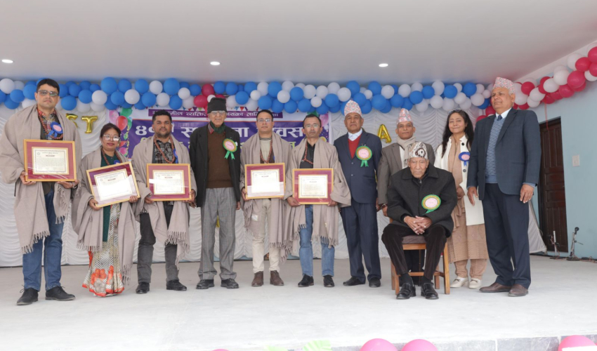 अरुणिमा शैक्षिक प्रतिष्ठानको दिवसः मुख्यसचिवसहित छ जना सम्मानित