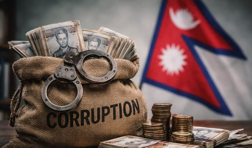  भ्रष्टाचार अवधारणा सूचकाङ्कमा नेपाल दुई स्थान तल, १०९औँ स्थानमा झर्‍यो