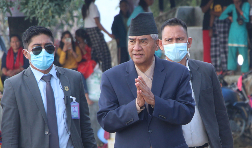 उपचारका लागि शेरबहादुर देउवा सिंगापुर प्रस्थान