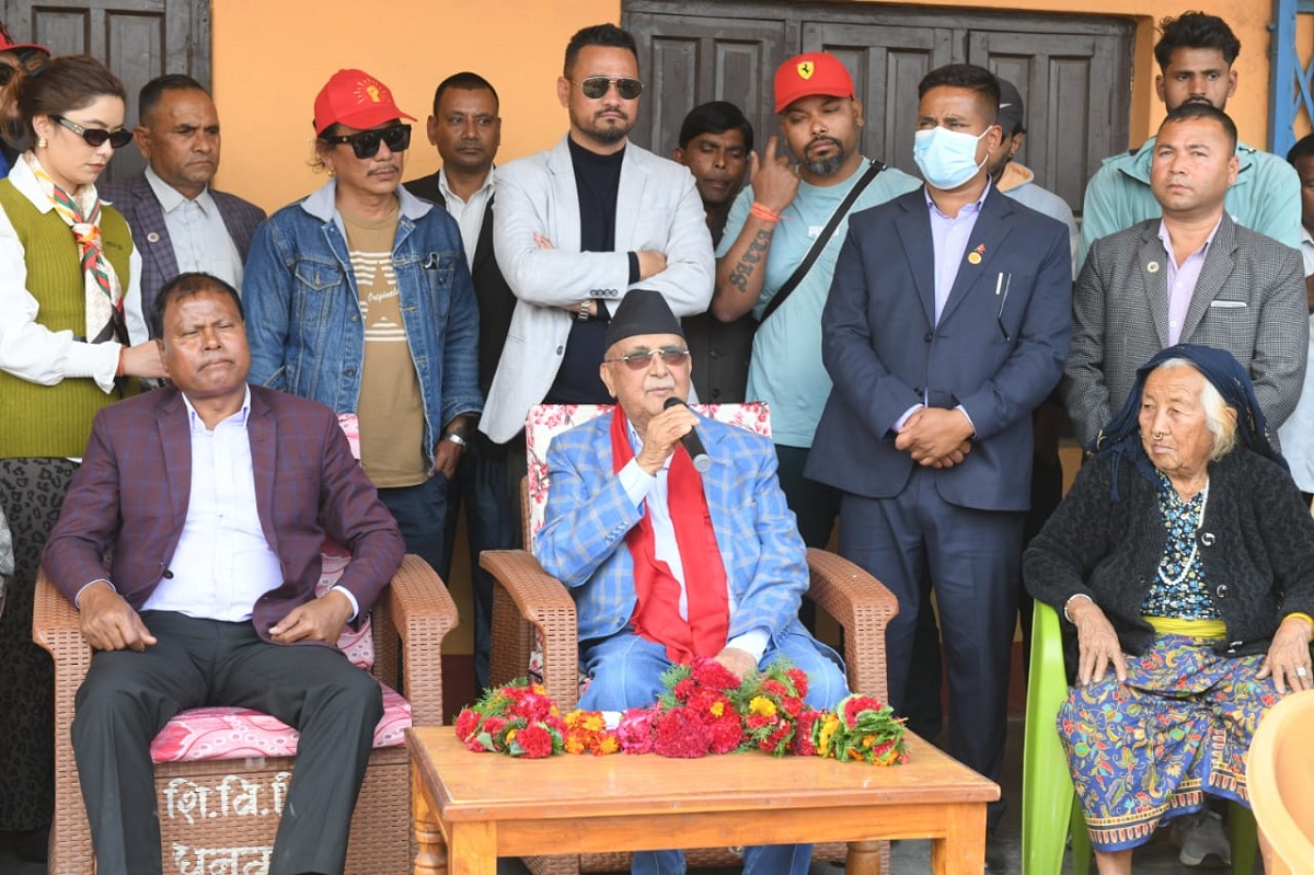 झापामा ओलीले भने : ग्यास उत्खनन भइसकेको छ, पाइपबाट घरघरमा पठाउने दिन आउँदैछ